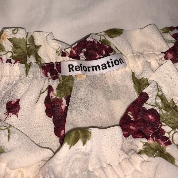 Reformation Amarena Top in Grapevine size XL - Picture 5 of 8